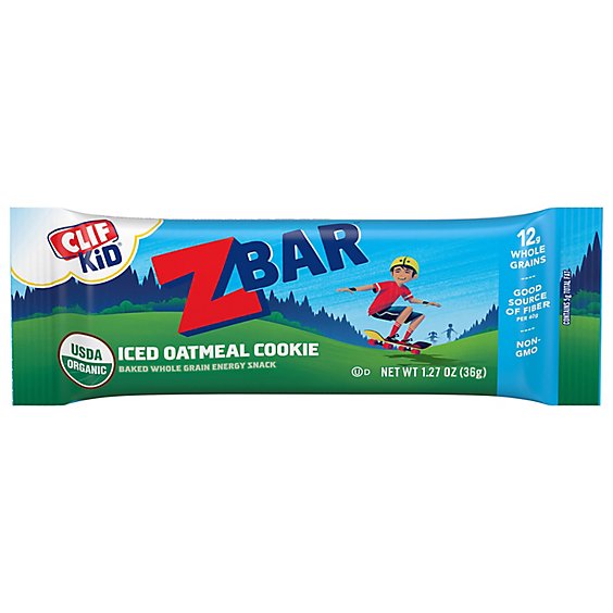 CLIF Kid ZBar Organic Iced Oatmeal Cookie - 1.27 Oz