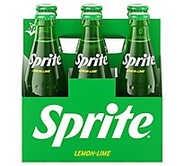 Sprite Soda Pop Lemon Lime Glass Bottles - 6-8 Fl. Oz.