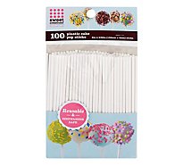 GoodCook Sweet Creations Cake Pop Stick Plastic 6 Inch - 100 Count