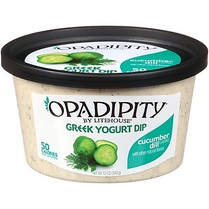 Litehouse Opadipity Dip Yogurt Greek Cucumber Dill - 12 Oz - Image 2