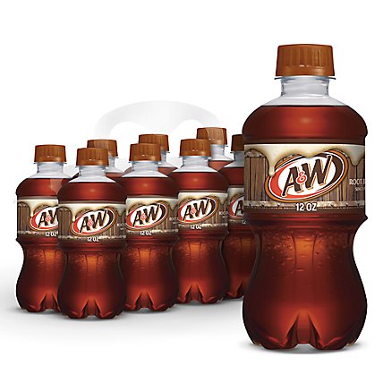 A&W Root Beer Soda In Bottles - 8-12 Fl. Oz. - Image 1