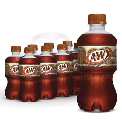 A&W Root Beer Zero Sugar Soda 12oz Cans, Pack of 24 