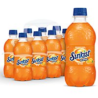 Sunkist Orange Soda Bottle - 8-12 Fl. Oz. - Image 1