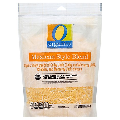 O Organics Organic Mexican Shredded Cheese - 16 Oz
