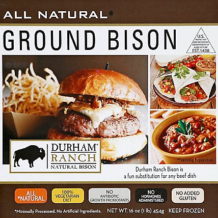 Durham Ranch Ground Bison - 1 Lb - Image 2