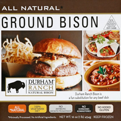 Durham Ranch Ground Bison - 1 Lb - Image 2