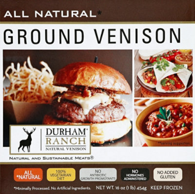 Durham Ranch Ground Venison - 1 Lb - Image 2