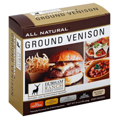 Durham Ranch Ground Venison - 1 Lb