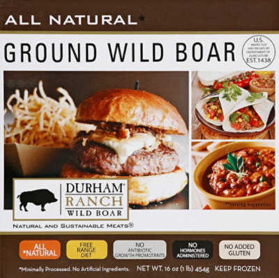 Durham Ranch Ground Wild Boar - 1 Lb - Image 2