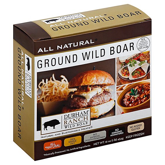 Durham Ranch Ground Wild Boar - 1 Lb