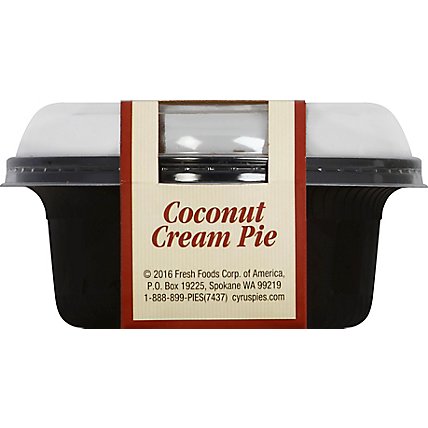 Cyrus OLearys Cream Pie Coconut Single Serve - Each - Image 2