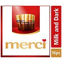 Merci Finest Assorted Chocolate Candy Gift Box - 7.04 Oz - Image 1