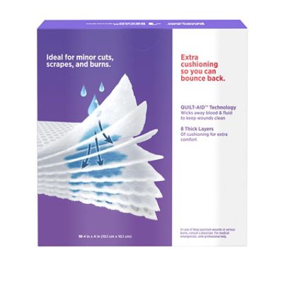 BAND-AID Gauze Pads Large - 10 Count - Image 5