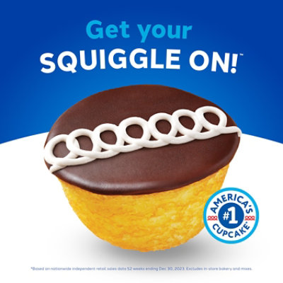 HOSTESS Golden Cupcakes Frosted Yellow Cake With Creamy Filling 8 count - 12.7 Oz - Image 2