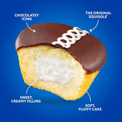 HOSTESS Golden Cupcakes Frosted Yellow Cake With Creamy Filling 8 count - 12.7 Oz - Image 3