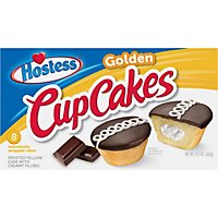 Hostess Golden Cupcakes Frosted Yellow Cake With Creamy Filling 8 Count - 12.7 Oz - Image 1