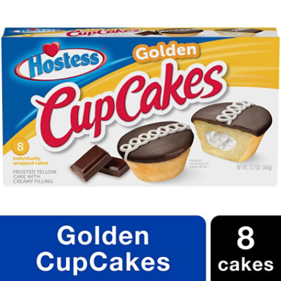 Hostess Golden Cupcakes 8 Count - 12.7 Oz