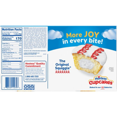 Hostess Limited Edition Cupcakes Baseballs Frosted Golden Snack Cakes - 8 Count - Image 7