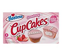 Hostess Limited Edition Strawberry Flavored Cup Cakes 8 Count - 12.7 Oz