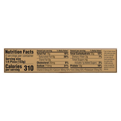 DIGIORNO Pizzeria! Pizza Thin Supreme Speciale Frozen - 18.8 Oz - Image 4