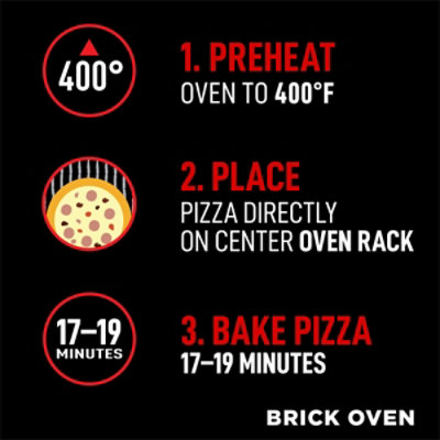 Red Baron Pizza Brick Oven Crust Meat Trio - 18.22 Oz - Image 5