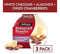 Sargento Balanced Breaks Cheese Snacks White Cheddar - 3-1.5 Oz