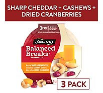 Sargento Balanced Breaks Cheese Snacks Sharp Cheddar - 3-1.5 Oz