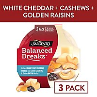 Sargento Balanced Breaks Cheese Snacks White Cheddar Cheese - 3-1.5 Oz - Image 1
