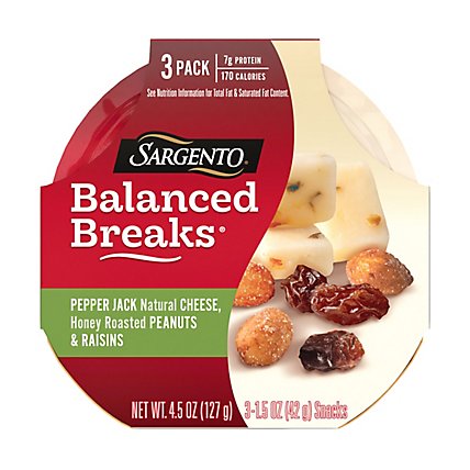 Sargento Balanced Breaks Cheese Snacks Pepper Jack 3 Pack - 3-1.5 Oz - Image 2