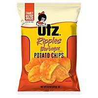 Utz BBQ Ripple Potato Chip - 8.5 OZ - Image 1