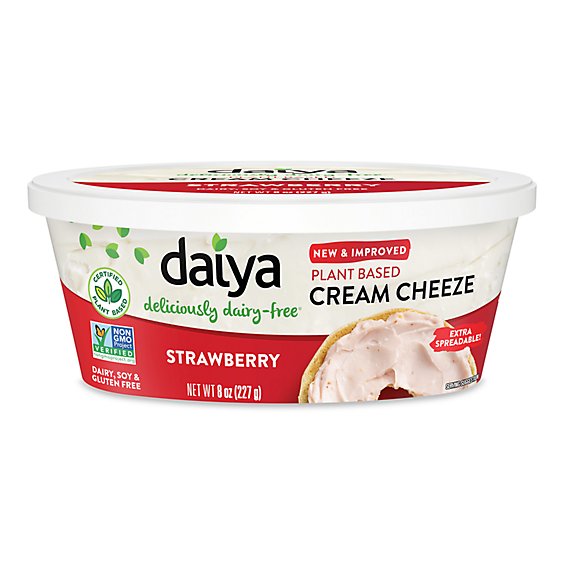 Daiya Dairy Free Strawberry Vegan Cream Cheese - 8 Oz