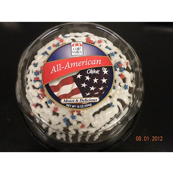 Bakery Cake All American Bundt - Each