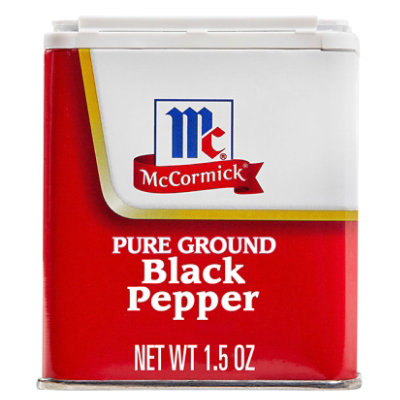 McCormick Pure Ground Black Pepper - 1.5 Oz - Image 1