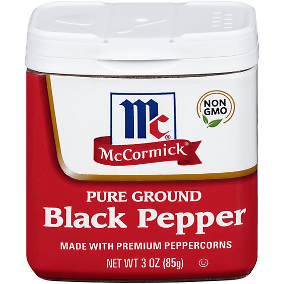 McCormick Ground Black Pepper - 3 Oz