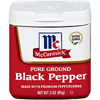 McCormick Ground Black Pepper - 3 Oz - Image 1