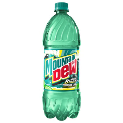 Mtn Dew Soda Baja Blast - 1 Liter - Image 2