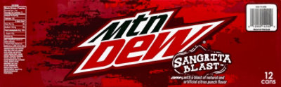 Mtn Dew Soda Sangrita Blast - 12-12 Fl. Oz. - Image 3