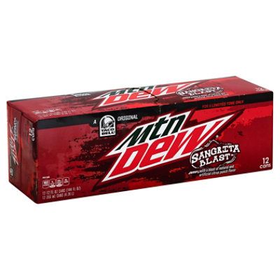 Mtn Dew Soda Sangrita Blast - 12-12 Fl. Oz.