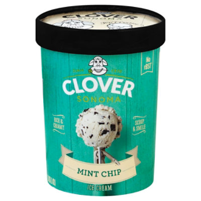 Clover Sonoma Mint Chip Ice Cream - 1.5 QT