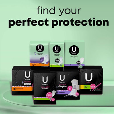 U by Kotex Clean & Secure Light Absorbency Long Length Panty Liners - 96 Count - Image 8