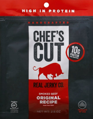 Chefs Cut Real Jerky Co. Real Steak Jerky Original Recipe - 2.5 Oz - Image 2