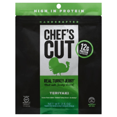 Chefs Cut Real Jerky Co. Real Turkey Jerky - 2.5 Oz