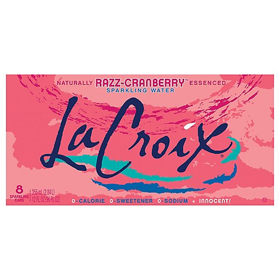 LaCroix Razz-Cranberry Sparkling Water - 8-12 Oz