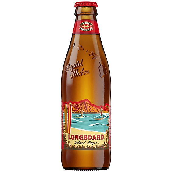 Kona Longboard Island Lager Bottle - 12 Fl. Oz.