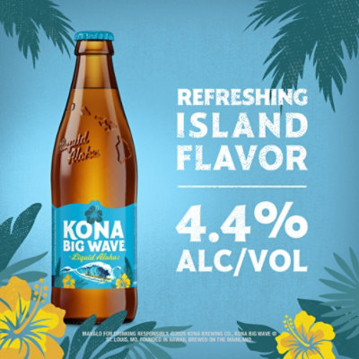 Kona Big Wave Golden Ale Bottle - 12 Fl. Oz. - Image 2