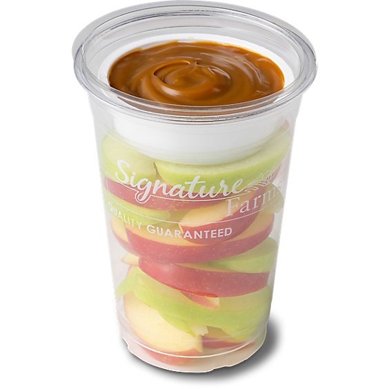Fresh Cut Apple With Caramel Cup - 8 Oz (320 Cal)