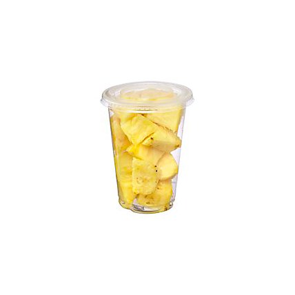 Fresh Cut Pineapple Cup - 12 Oz - Image 1