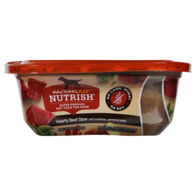 Rachael Ray Nutrish Food for Dogs Super Premium Hearty Beef Stew Tub - 8 Oz