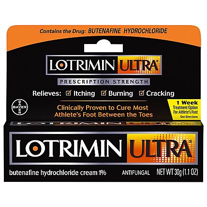 Lotrimin Ultra Antifungal Cream Athletes Foot - 1.1 Oz - Image 3