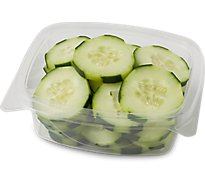 Fresh Cut Cucumbers Sliced - 12 Oz